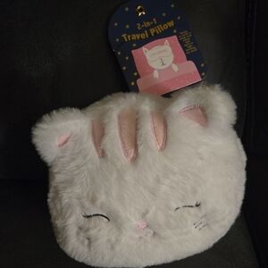 Cartoon Pillow with Eye Mask Set